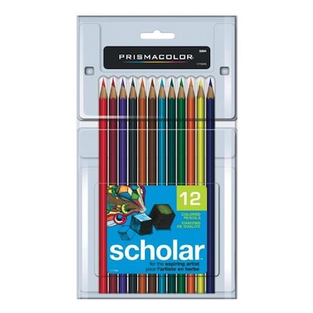 Prismacolor Prismacolor PS312 Scholar Colored Pencil 12-Color Set PS312